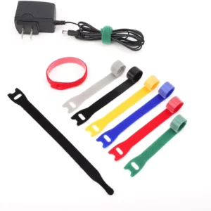 CHINEE Custom Length Self Adhesive Eco Friendly Reusable Heat Resistant 100% Nylon Hook Loop Cable Ties Organizer Wire Cord Hsx for