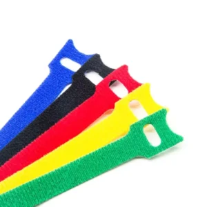 CHINEE Premium 20CM Nylon Cable Ties Fastening Hook Loop Microfiber Cloth Cable Management Straps Reusable Adjustable Cord Management