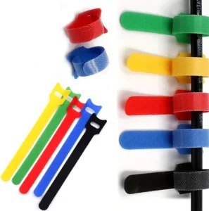CHINEE Custom Logo Eco-Friendly Self-Adhesive Double-Sided Reusable Hook and Loop Cable Tie Band