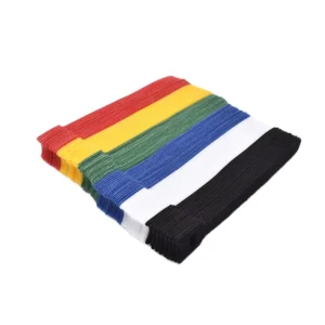 CHINEE Custom Logo Printed Cable Ties Self-Adhesive Eco-Friendly Double Sided Hook Loop Available Colorful Adjustable Sizes