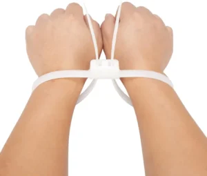 CHINEE Custom Logo Printed Nylon Cable Ties 12*690mm Pull Tight Double Flex Security Ties Wide Temperature Range Plastic Fasteners
