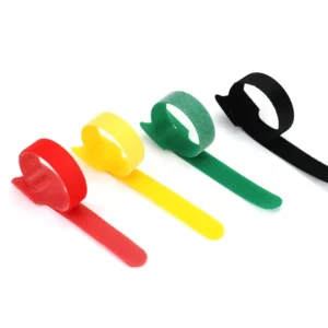 CHINEE Custom Logo T-Shaped Cat Head Cable Tie Reusable Double Sided Hook Loop Available 100mm 200mm 250mm 300mm 400mm 12mm Made Nylon