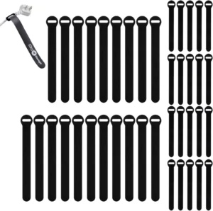 CHINEE Custom Made Eco Friendly Waterproof Nylon Cable Band Self Adhesive Strong Adhesive Adjustable Hook Loop Double Sided Various