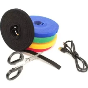CHINEE Custom Multi Function Self Locking Wire Hook and Loop Cable Ties Nylon Velcro Cable Tie