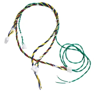 CHINEE Custom Multi-branch Twisted Wire Harness Multi-color Cable With White Plastic Connectors Printed Label Connecting Cable Assembly