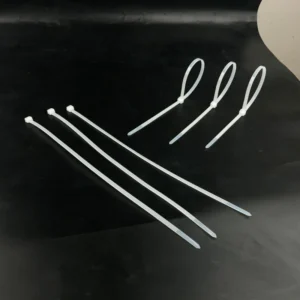 CHINEE Custom Nylon Strap Cable Tie Self Locking White Black Plastic Packaging Seals for Binding Cable