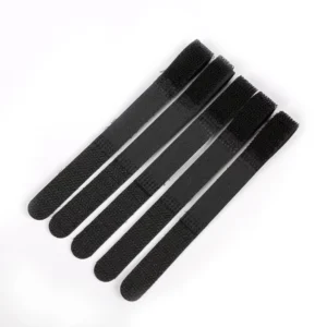 CHINEE Custom Nylon Strap Fasteners Wire Hook and Loop Tape P Shape Adjustable Nylon Ribbons Cable Tie for Cellphone Usb Data