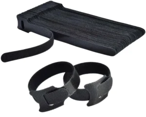 CHINEE Custom Print logo Velcroes Fastener Cable Ties Different Colors Nylon Back to Back Molded Double Side Hook and Loop Cable Tie