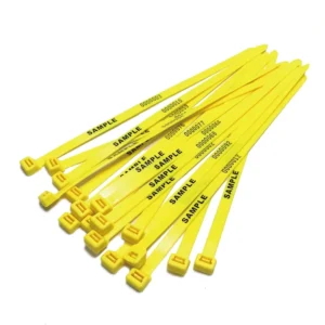 CHINEE Custom Printed Cable Ties for Identification and Bundling Purposes Numbered Cable Ties of 4.6mm to 12.0mm Width