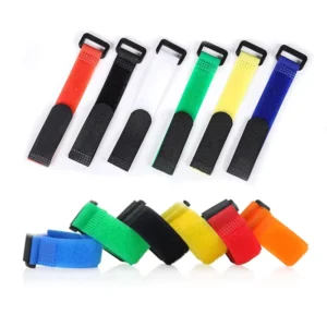 CHINEE Custom Printed Logo Hook and Loop Strap Hook Loop Cable Tie