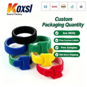 CHINEE Custom Reusable Cable Ties Hook and Loop Cable Straps Double Sided Self Gripping Wire Wrap Fasteners Factory Price