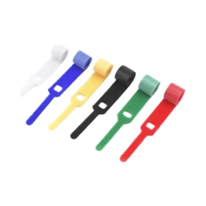 CHINEE Custom Size Colorful Flexible Double Side Carry Self Organizers Magic Tie Straps Adjustable Back to Back Hook and Loop