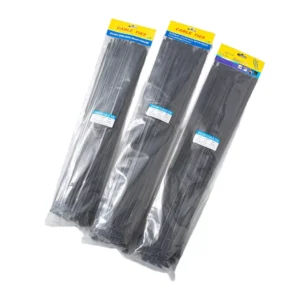 CHINEE Custom Sizes Self Locking Plastic Cable Ties Custom Printed 100 Pcs Bag Zip Ties