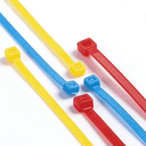 CHINEE Customizable Size & Color Self Locking Nylon Cable Ties 4.8mm Width Customizable Length Identification Tags for Electrical Use
