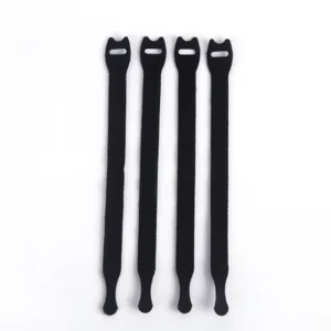 CHINEE Customized Eco Friendly Needle Cat head T Reusable Hook Loop Cable Cinch Straps Self Adhesive Heat Resistant Ties