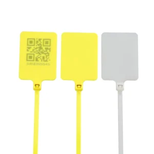 CHINEE Customized Good Printing Model Q300L FG with Label Area Length 30×40 Nylon Identification Flag Type Marker Cable Zip Ties