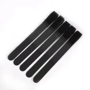 CHINEE Customized LOGO Double-Sided Heat Resistant Self-Adhesive Cable Organizer Ties Wire Strap Adjustable Reusable Nylon Hook Loop