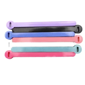 CHINEE Customized Multi Colour Self Adhesive Nylon Cable Ties Reusable Hook Loop Straps Wire Management Velcroes Cord Organizer