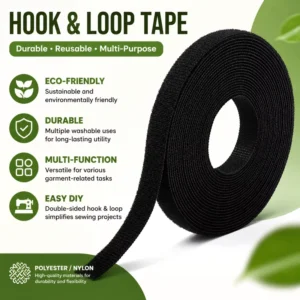 CHINEE Customized Reusable Gardening Use Wire Management Velcro Double Sided Hook and Loop Cable Tie