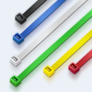 CHINEE Customized Self Locking White Black Nylon Cable Ties 4.8*200mm 100pcs CE ROHS Certified 50LBS Tensile Strength