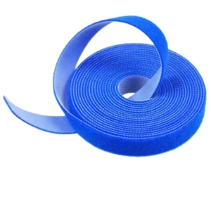 CHINEE Customized Size and Color Double Sided Back to Back Self Adhesive Polyester Hook Loop Tape Low profile Flexible Cable Ties Strap