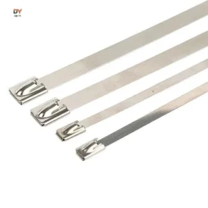 CHINEE DEYI Stainless Steel Self-Locking Cable Ties 100PCS Industrial & Electrical Use Customizable Width & Length (Including 200mm)
