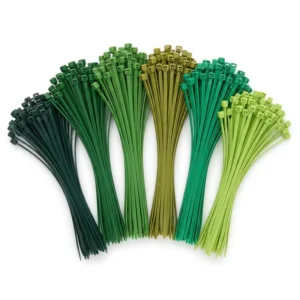 CHINEE Dark Green 3.6×150 mm Garden Blending UV Resistant Outdoor Use Flexible PA66 Plant Support Fastening Green Nylon Cable Tie