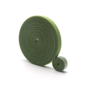 CHINEE Dark Green Nylon Self Adhesive Hook Loop Velcro Zip Ties Foldable Detachable Cable Organizer Kitchen Bathroom Living Room Tools