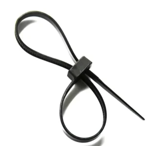 CHINEE Double Nylon Self Locking Double Hole Thickened Plastic Buckle Wire Tie Black White Double Color Industrial Cable Tie