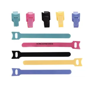 CHINEE Double Side Reusable Self Gripping Cable Tie Hook and Loop Strap