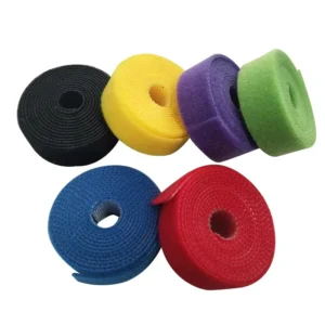 CHINEE Double Sided 100% Nylon Velcroes Self Adhesive Loop Tape Heat Resistance Wrap Adjustable Back to Back Hook and Loop