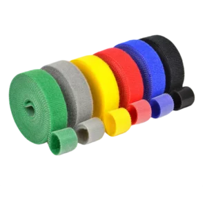 CHINEE Double Sided Hook and Loop Straps Multi Colour Cable Ties Wire Management for Home Office Data Center