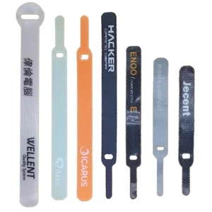 CHINEE Double Sided Velcro Vable Ties Colorful Back to Back Nylon Adjustable Hook and Loop Tape Cable Ties