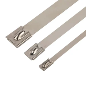 CHINEE Durable & Corrosion Resistant Stainless Steel Cable Ties for Industrial Use