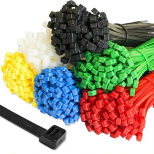 CHINEE Durable Strong Self Locking Nylon Cable Management Plastic Wire Tie for Electrical Wiring Harness Home Office Industrial Outdoor