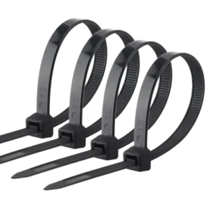 CHINEE Durable Using Various 7.6x400mm Black White Multi Color Zip Self Locking Nylon Cable Ties