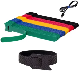 CHINEE EKO Nylon Reusable Custom Self Gripping Hook and Loop Cable Ties Wire Protective Loop Adhesive Fasteners Factory Hotsale