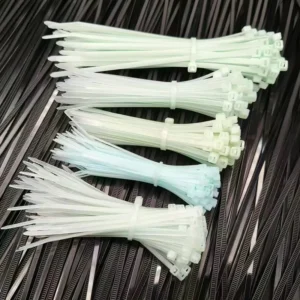 CHINEE ETFE Cable Tie Durable UV Chemical Resistant Withstand 60℃ ~ 180℃ High Strength Tefzel Plastic Industrial Cable Ties