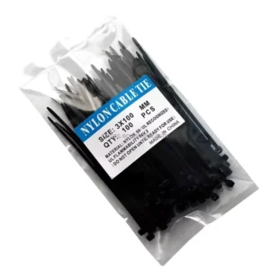 CHINEE Eco-Friendly 4″~48″ Self-Locking Nylon66 Cable Zip Ties Heat Resistant Fastener 100mm Length 2.5mm Width