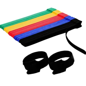 CHINEE Eco Friendly Double Sided Waterproof Self Adhesive Reusable Hook and Loop Cable Tie
