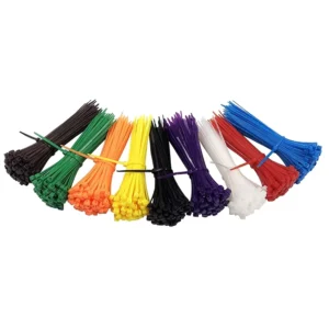 CHINEE Eco Friendly Red Nylon 66 Self Locking Cable Ties 2.5mm X 100mm 100pcs Per Bag for Electrical & Industrial Use