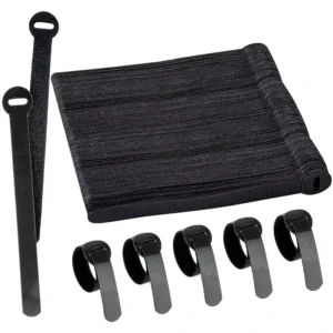 CHINEE Eco Friendly Reusable Cable Ties Multi Purpose Elastic Hook and Loop Cable Straps Wire Ties Management Strong Adhesive Force