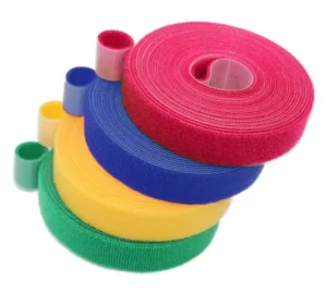 CHINEE Eco Friendly Reusable Self Adhesive Double Sided Back to Back Cable Ties Velcroes for Wire Cable Management (Polyester Nylon)