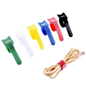 CHINEE Eco Friendly SUN NICE NT 01 Nylon Double Sided Hook Loop Straps Back to Back Cable Ties Customizable Size Length Strong Adhesive
