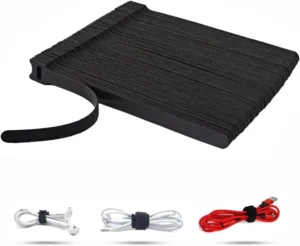 CHINEE Eco Friendly Self Adhesive Double Sided Hook and Loop Straps Cable Ties for Wires and Cords