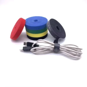 CHINEE Eco Friendly Self Adhesive Waterproof Double Sided 20mm Back to Back Cable Ties Nylon Custom Hook and Loop Strap