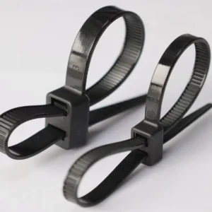CHINEE Eco-friendly Flame-retarded Nylon 66 Double Head Cable Ties Self-locking Zip Tie Straps Rohs Certified
