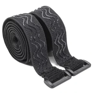 CHINEE Elastic Non Slip Cable Ties With Buckle Stretchable Anti Skid Strap Adjustable Elastic Hook Loop Strap for Wire Organizer