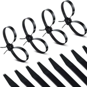CHINEE FSCAT Double Buckle Self Locking Nylon 66 Plastic Zip Cable Ties Multipurpose Fasteners Cable Ties