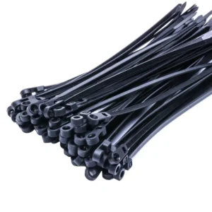 CHINEE FSCAT Self-Locking Cable Ties 4.8x300mm 350mm 370mm Specifications Nylon Mountable Head 100pcs bag Black White Durable Cable